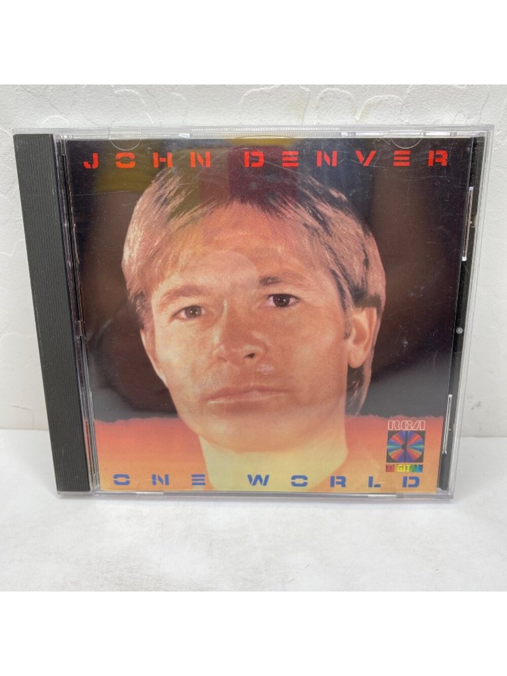 John Denver One World CD 1986 RCA Victor Release Complete Tracklist Earth Cover